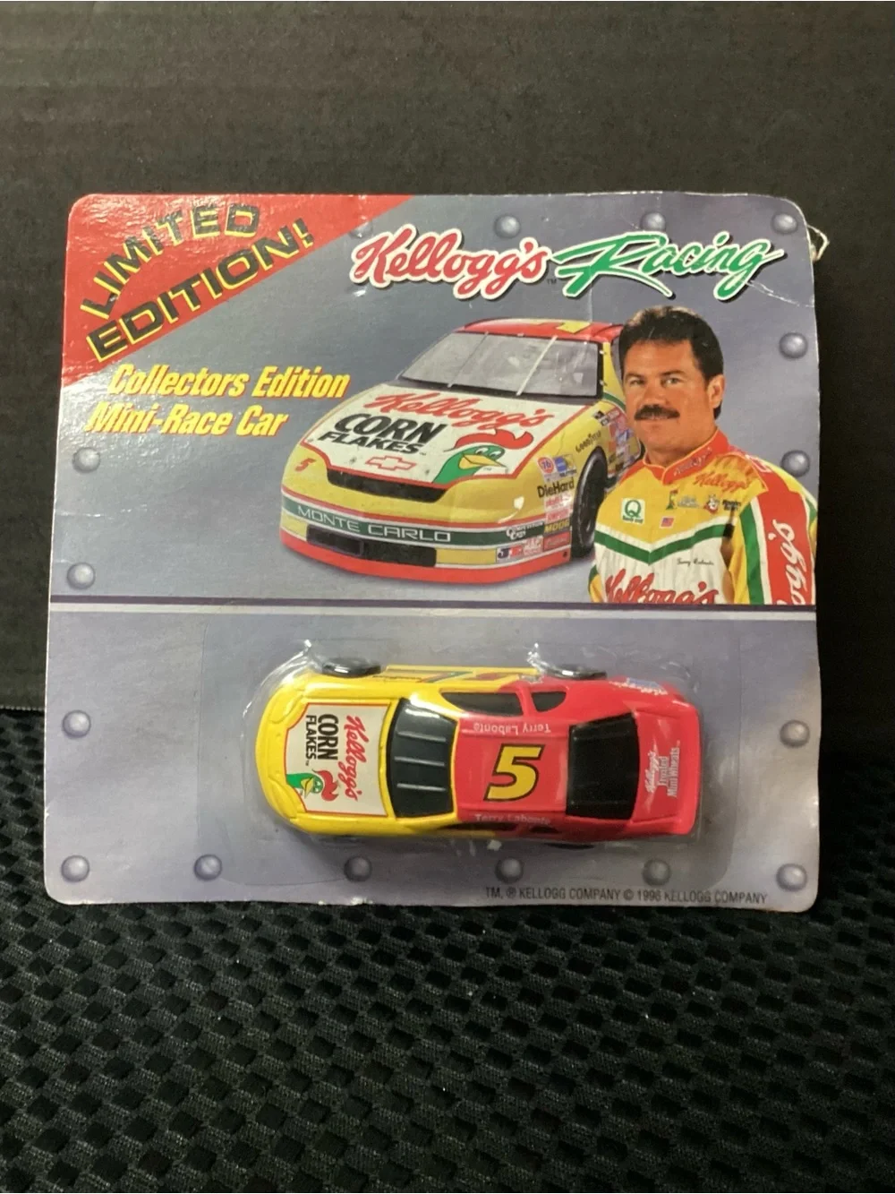 Terry Labonte Kellogg's Corn Flakes NASCAR diecast Collectible Mini Race car 🏎️